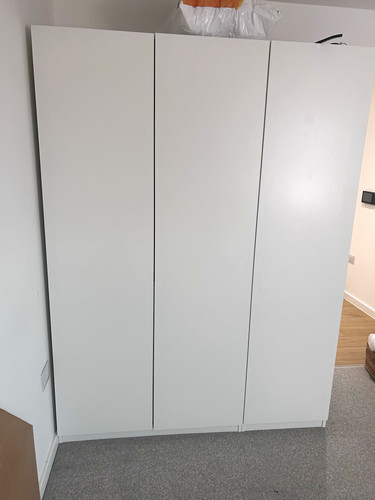 White large wardrobe - large,