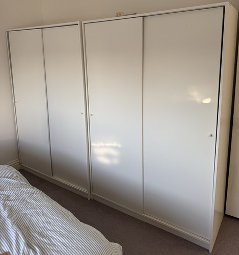 White door sliding wardrobe - sliding,
