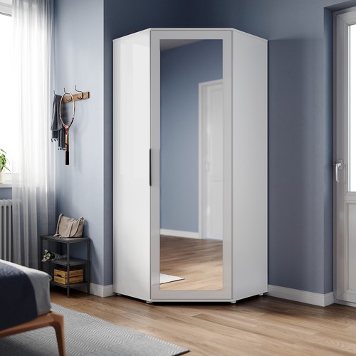 White high gloss door - door, corner