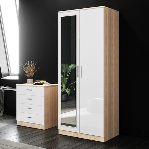 High gloss bedroom furniture - high,