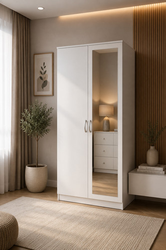 Ready assembled white - assembled, door