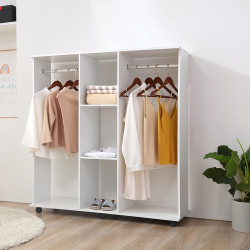 Mobile open wardrobe storage - wardrobe,