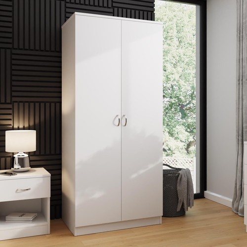 Matt white door wardrobe - matt, 2