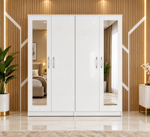 Wooden door wardrobe - wooden, storage