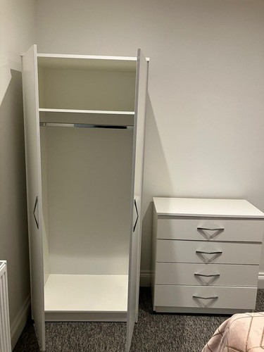 2door wardrobe with shelf - 2door,