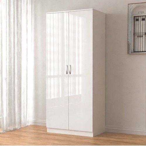High gloss door wardrobe - high, 2