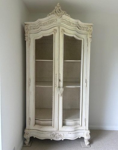 Armoire shabby chic - shabby, white
