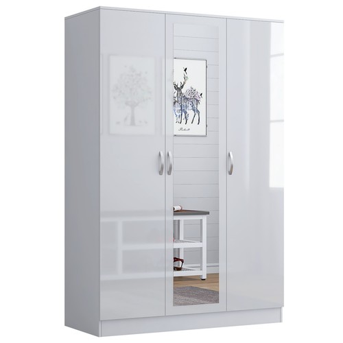 High gloss wooden door - high,