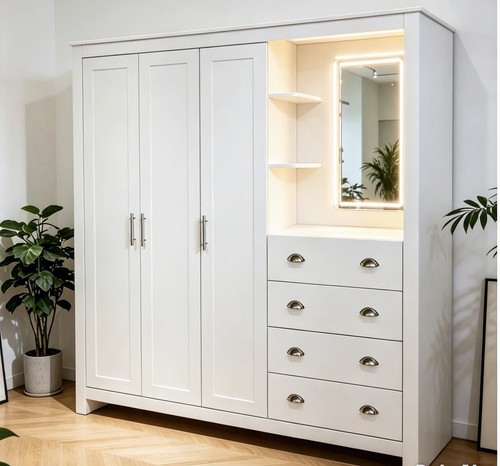 Door wardrobe with 4 - door,