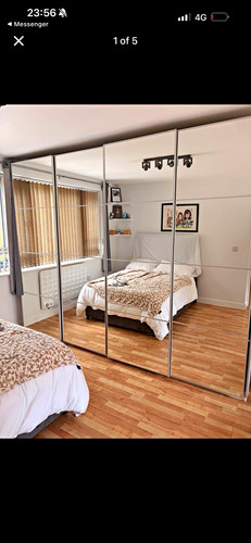 Ikea pax white gloss sliding - gloss,