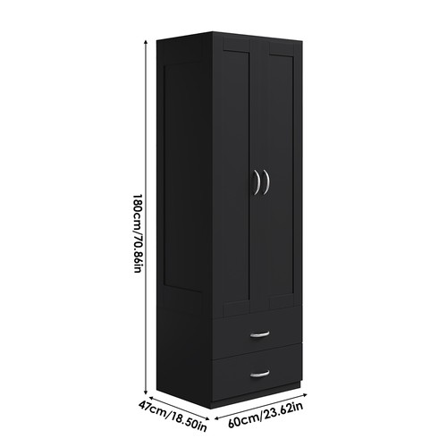 Modern door wardrobe 80cm - modern, 60/80cm