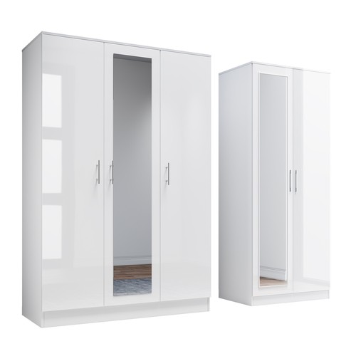 White high gloss - white,