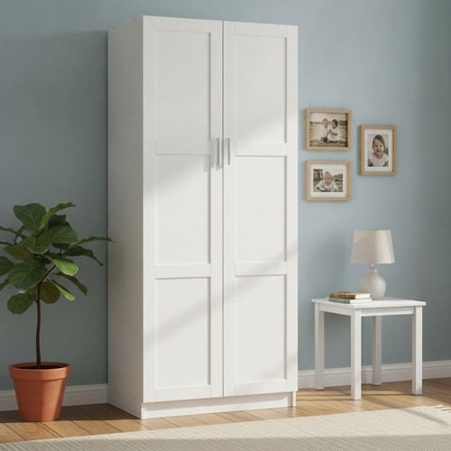 White door wardrobe - 2-door,