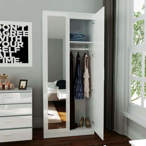 High gloss doors mirror - gloss, 2