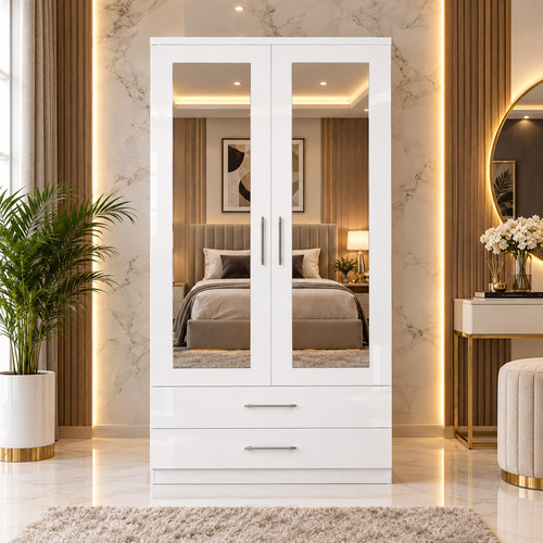 Door mirrored wardrobes - 2,