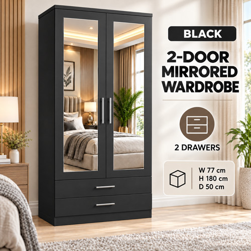 Door mirrored wardrobes - door,