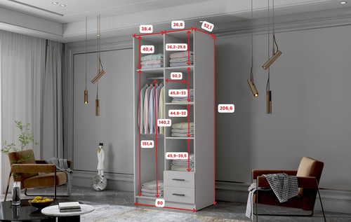 Eluks ada modern wardrobe - eluks-ada,