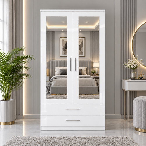 Ready assembled door mirror - ready,