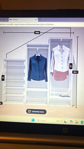Ikea platsa fitted wardrobe - fitted,