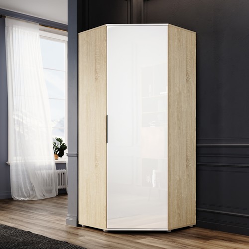 Corner wardrobe bedroom - wardrobe,