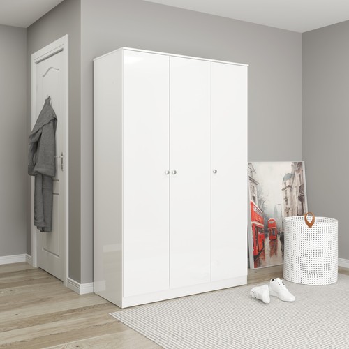 Denver door wardrobe - denver, white